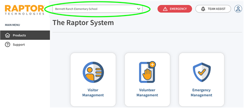 Raptor School Select graphic